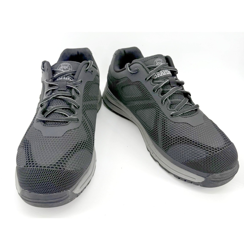 Brahma Work Shoe Mens 10 Black Safety Toe Mesh Enduropro Safe Comfort Durable - Picture 1 of 12